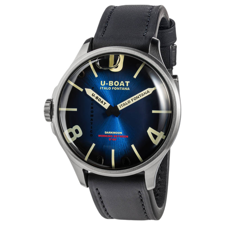 U-Boat 3340 Darkmoon 46.5mm Kama Blue SS Watch