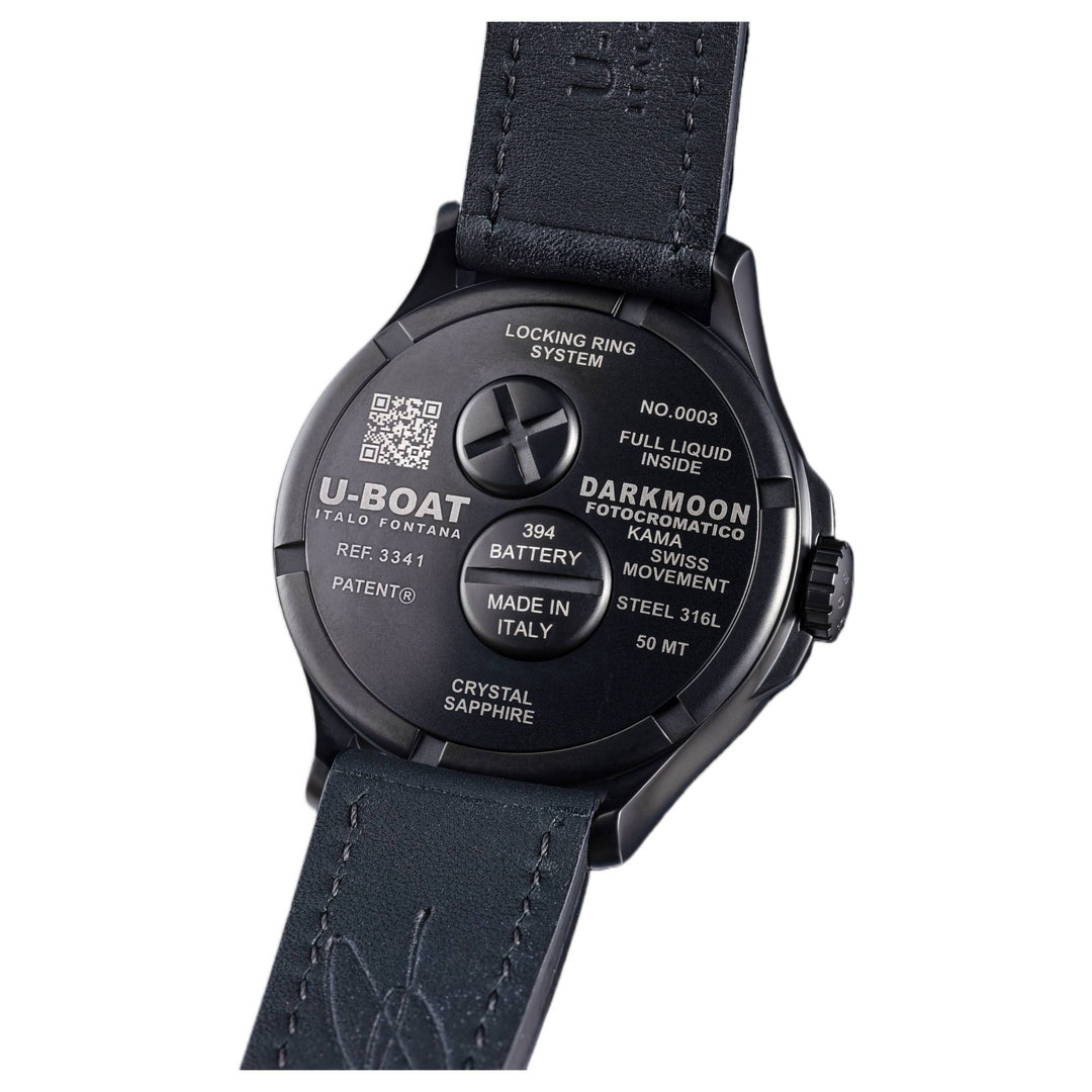 U-Boat 3341 Darkmoon 46.5mm Kama Blue PVD Watch