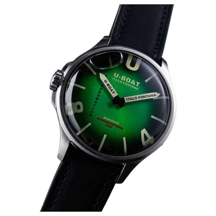 U-Boat 3342 Darkmoon 46.5mm Kama Green SS Watch