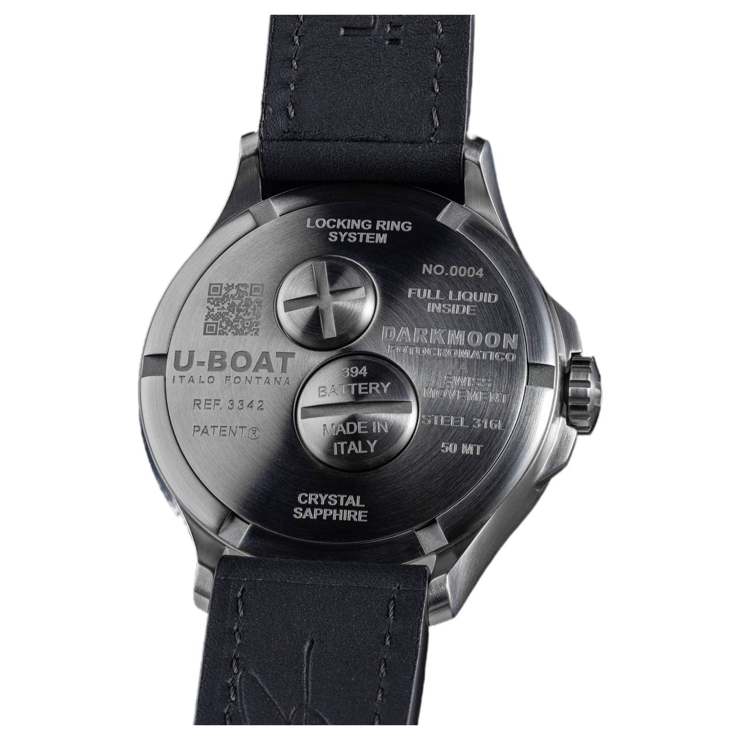 U-Boat 3342 Darkmoon 46.5mm Kama Green SS Watch