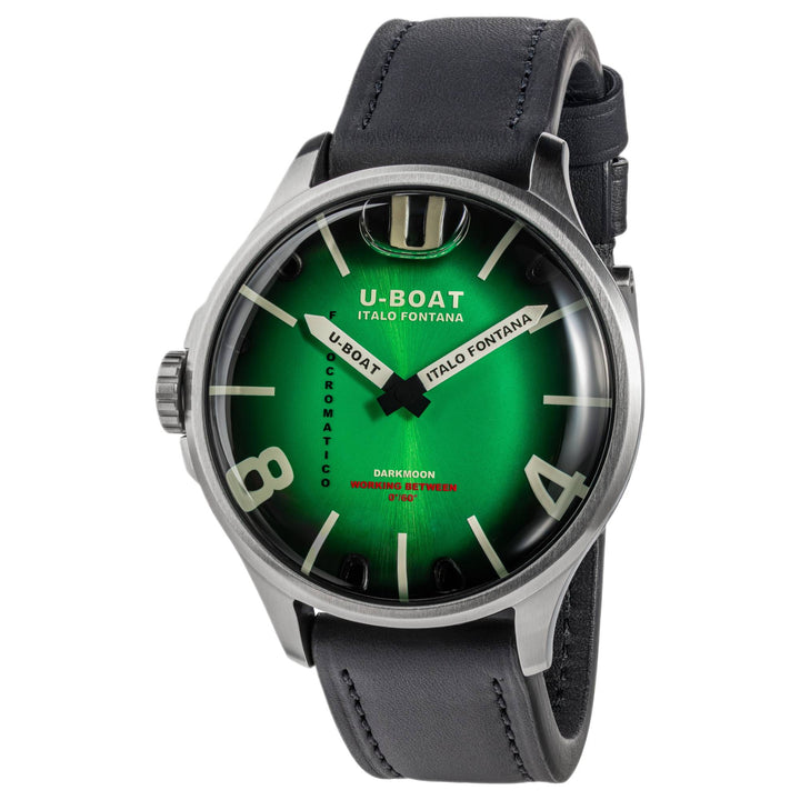 U-Boat 3342 Darkmoon 46.5mm Kama Green SS Watch
