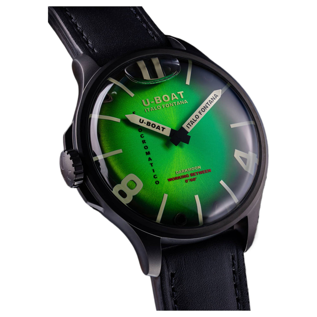 U-Boat 3343 Darkmoon 46.5mm Kama Green PVD Watch