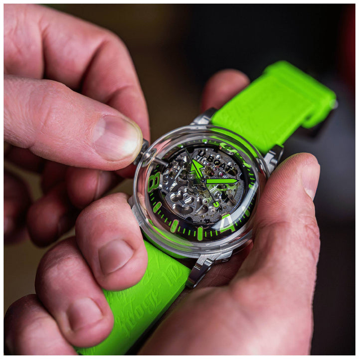 U-Boat 3344 U-65 Automatic 44mm Green SS Watch
