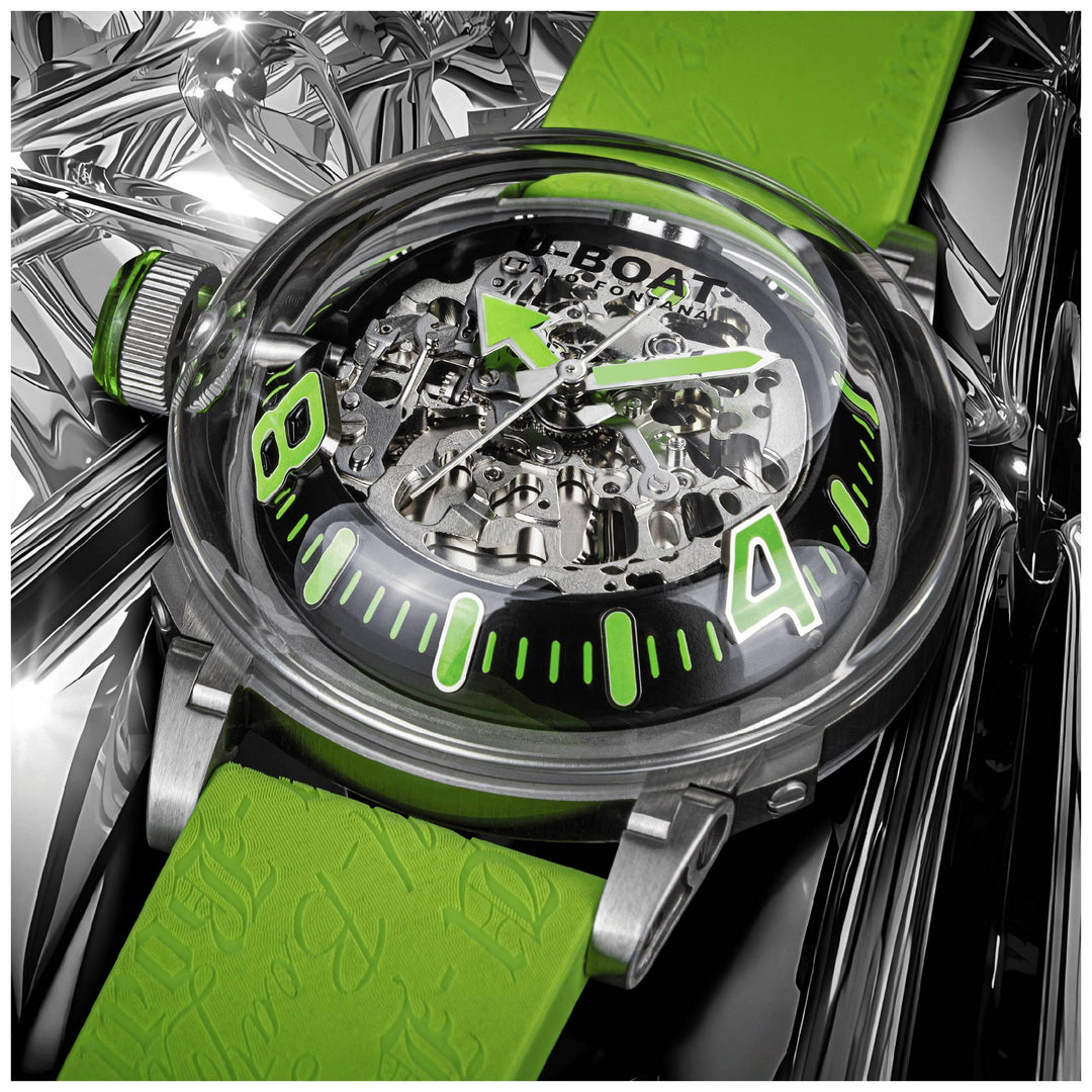 U-Boat 3344 U-65 Automatic 44mm Green SS Watch