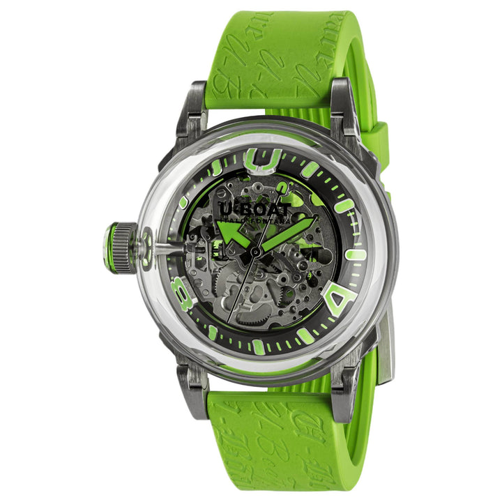 U-Boat 3344 U-65 Automatic 44mm Green SS Watch