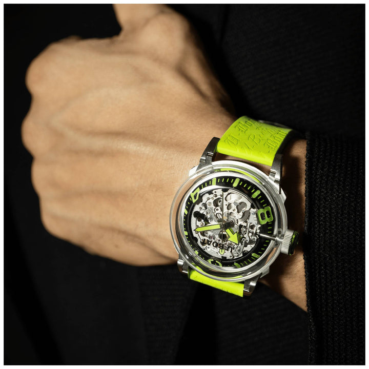 U-Boat 3344 U-65 Automatic 44mm Green SS Watch