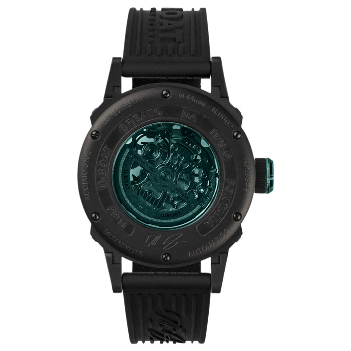 U-Boat 3348 U-65 Automatic 44mm Turquoise PVD Watch