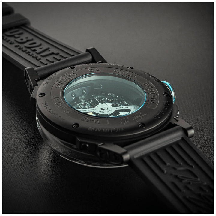 U-Boat 3348 U-65 Automatic 44mm Turquoise PVD Watch