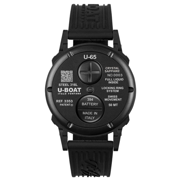 U-Boat 3353 U-65 44MM Turquoise PVD Watch