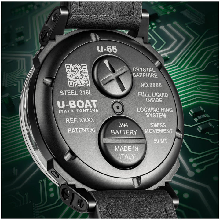 U-Boat 3365 U-65 44MM Tek PVD Watch