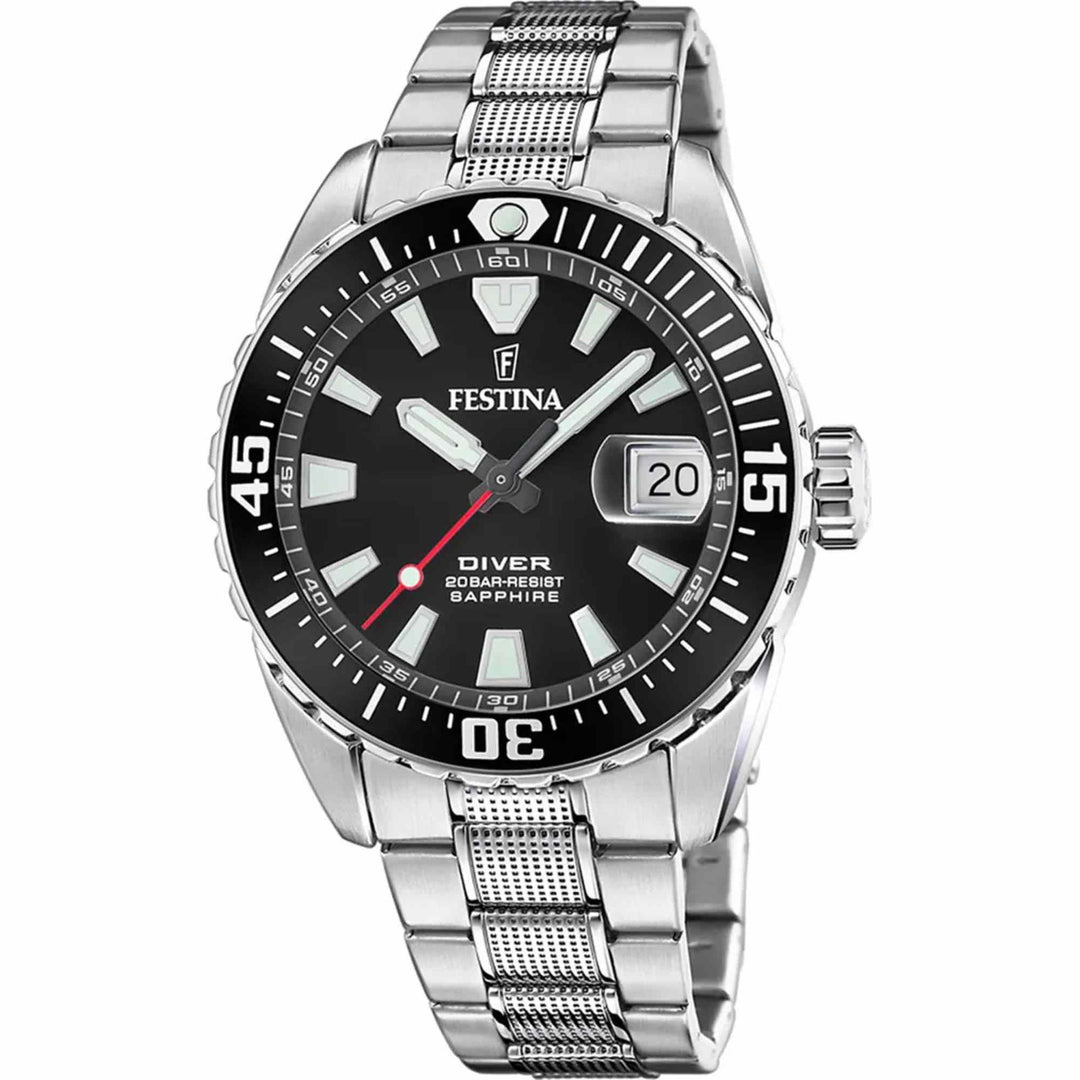Festina F20669/3 Men's The Originals Diver Wristwatch - H S Johnson