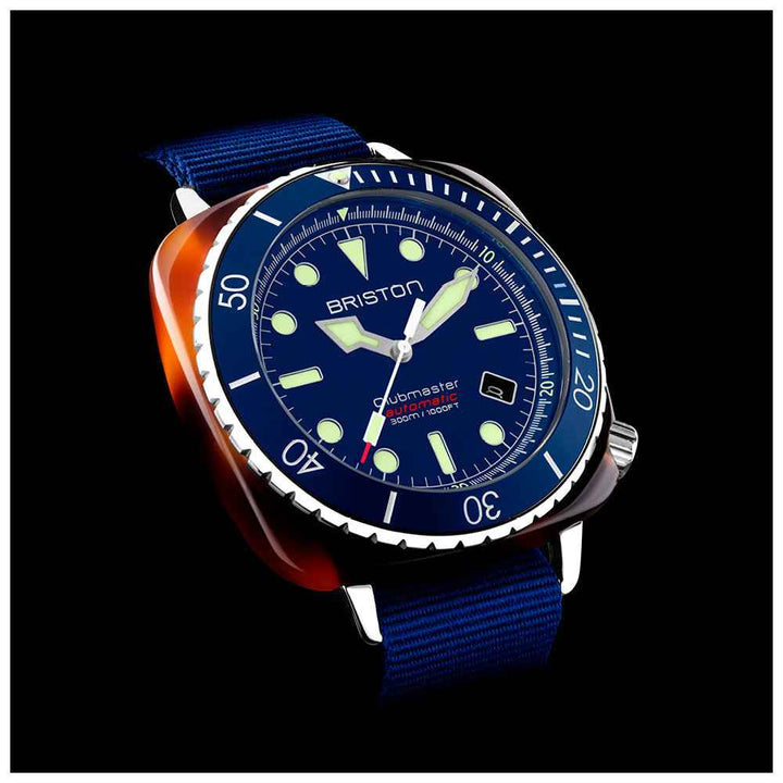 Briston Clubmaster Diver Pro - Bleu Marine 21644.SA.T.15.NNB Watch