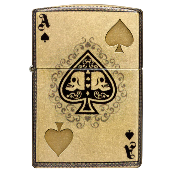 Zippo 46388 Ace Of Skulls Design Lighter