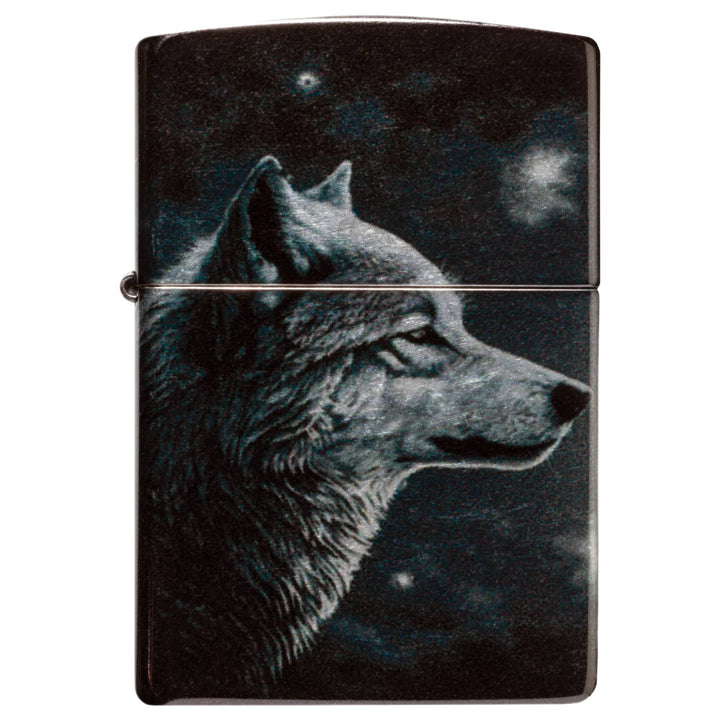 Zippo 46609 Wolf Moon Design Lighter