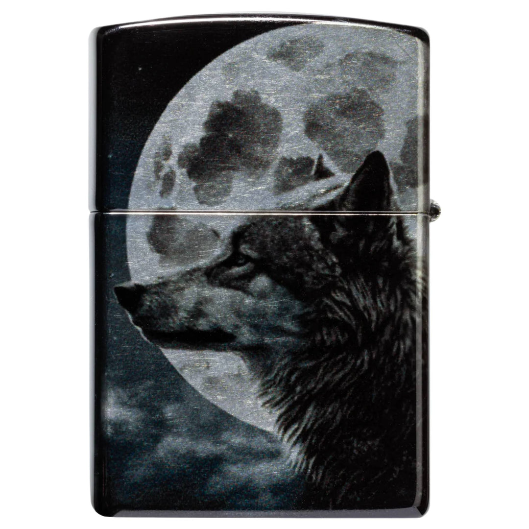 Zippo 46609 Wolf Moon Design Lighter