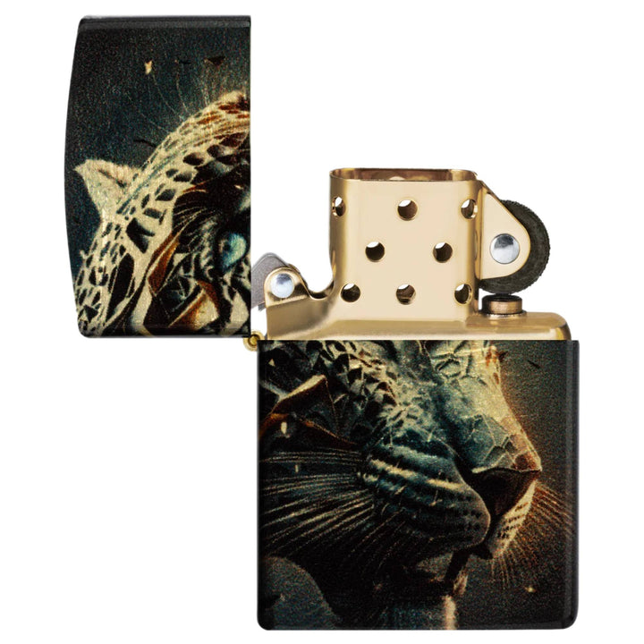 Zippo 46864 Metallic Panther Design Lighter