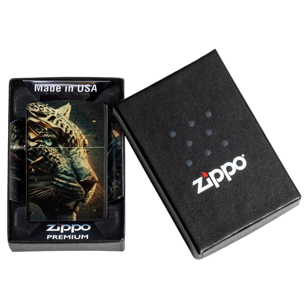 Zippo 46864 Metallic Panther Design Lighter