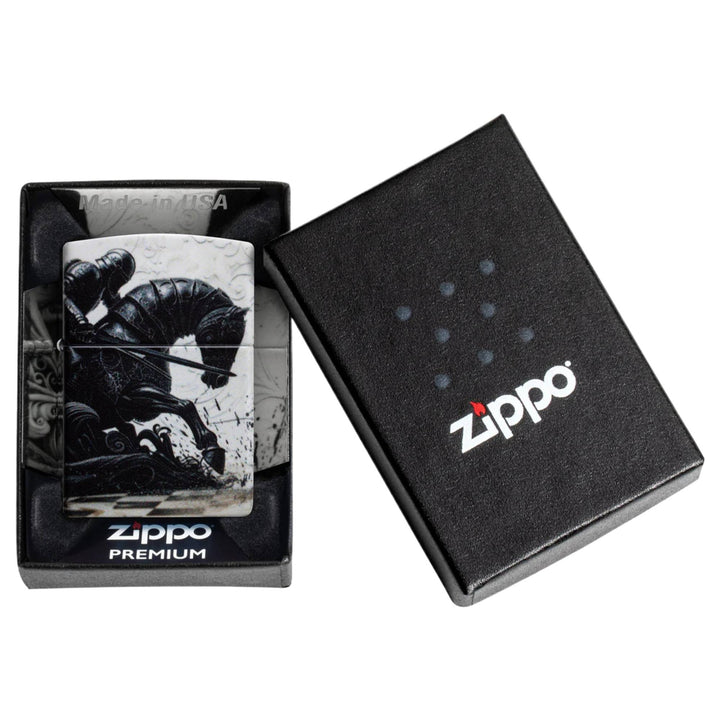 Zippo 46924 Knights Design Lighter