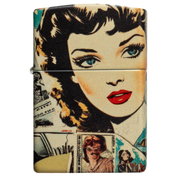 Zippo 47033 Vintage Collage Design Lighter