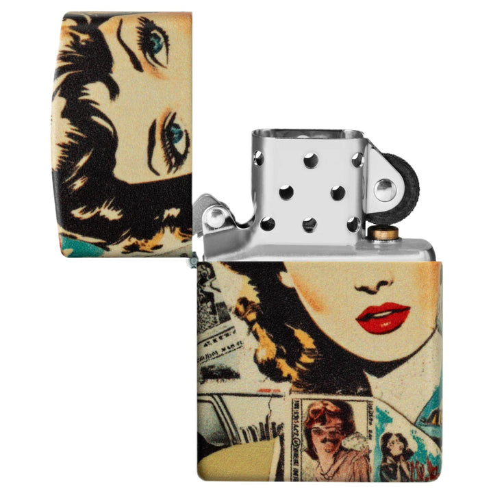Zippo 47033 Vintage Collage Design Lighter