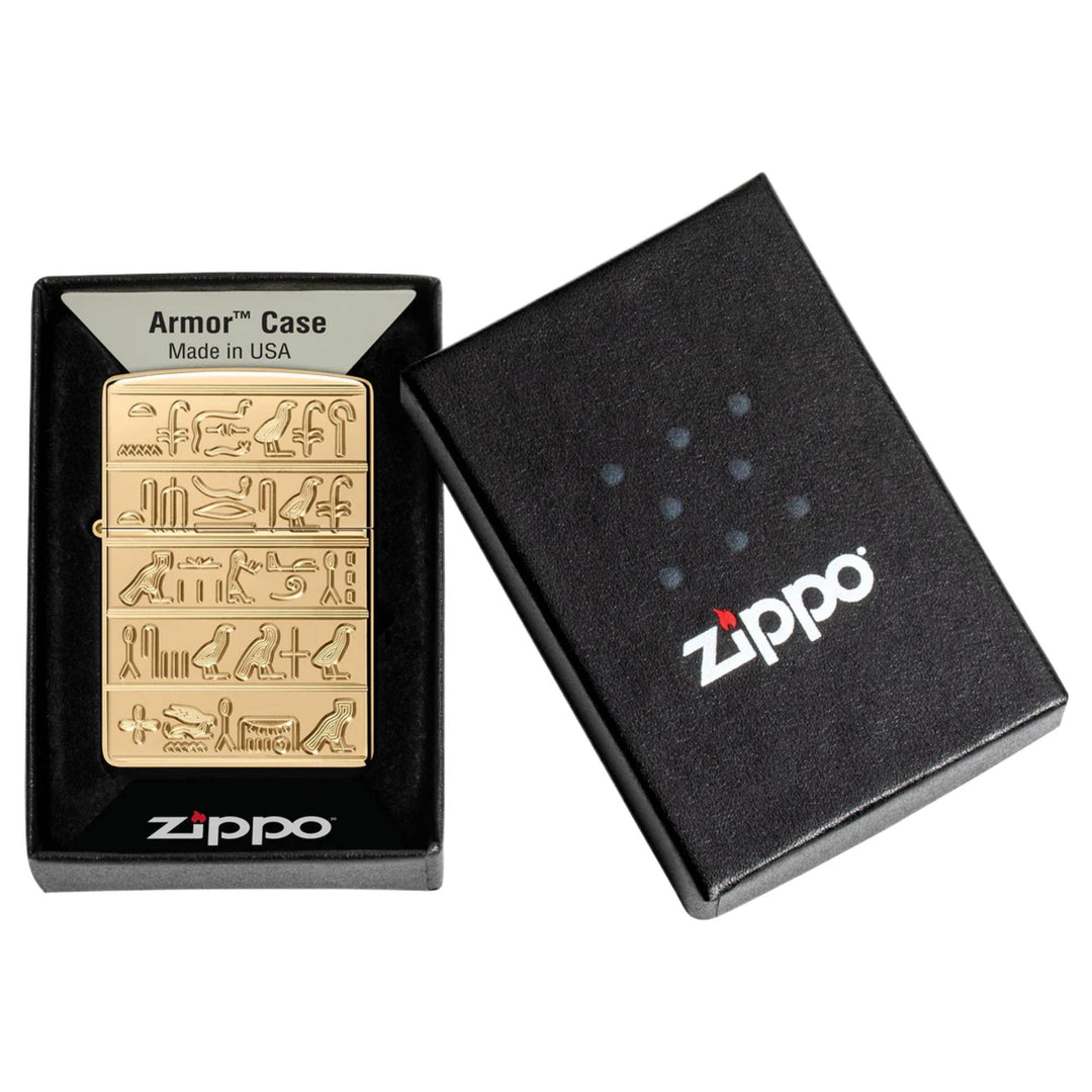 Zippo 47050 Hieroglyphs Design Lighter
