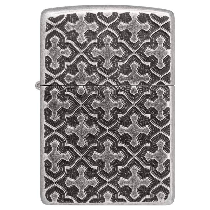 Zippo 47064 Cross Pattern Design Lighter