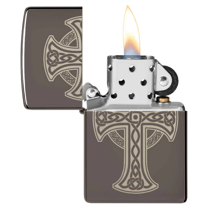 Zippo 48614 Celtic Cross Design Lighter