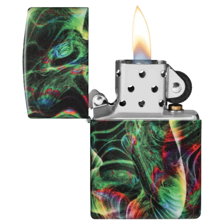 Zippo 48774 Psychedelic Swirl Design Lighter