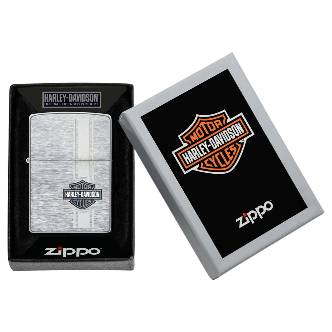Zippo 49828 Harley-Davidson® Lustre Stripe Design Lighter