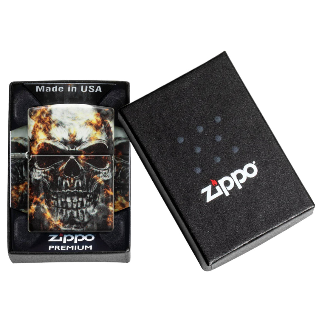 Zippo 49913 Smokey Skulls Design Lighter