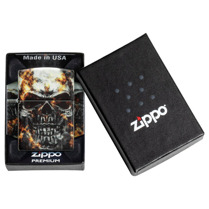 Zippo 49913 Smokey Skulls Design Lighter