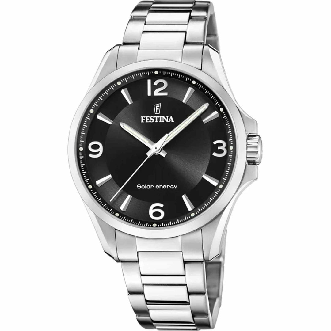 Festina F20656/4 Men's Solar Energy Stainless Steel Wristwatch - H S Johnson