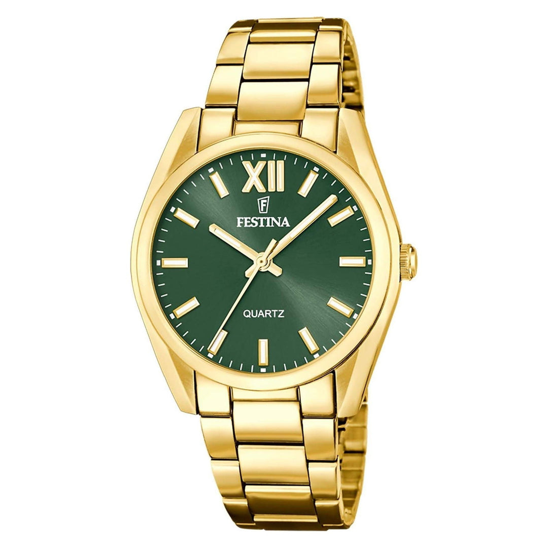 Festina F20640/4 Women's Boyfriend Gold Tone Bracelet Wristwatch - H S Johnson