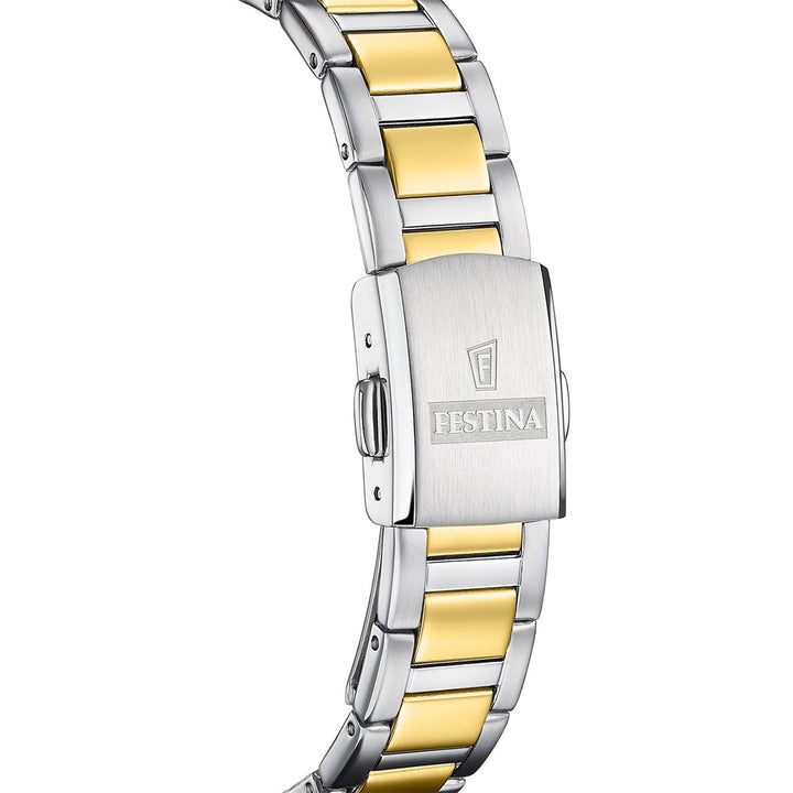 Festina F20655/4 Women's Solar Energy Two Tone Bracelet Wristwatch - H S Johnson