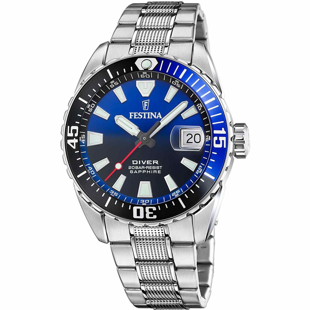 Festina F20669/5 Men's The Originals Diver Wristwatch - H S Johnson