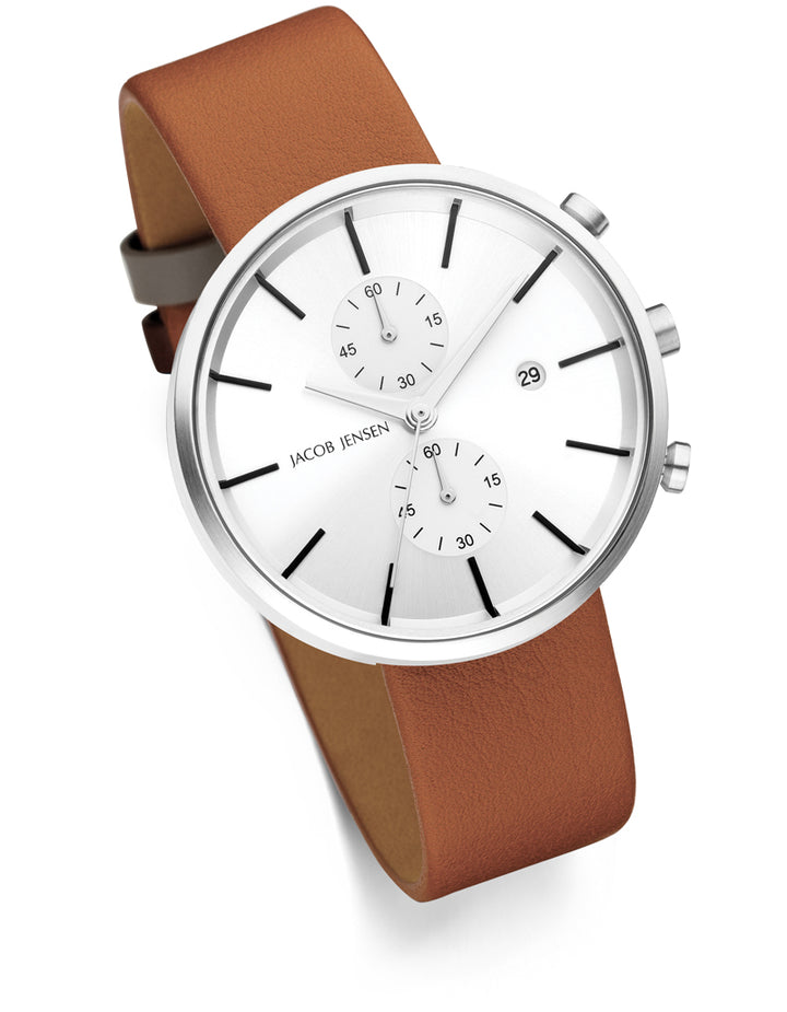 Jacob Jensen 622 Linear Series Chronograph Quartz Watch