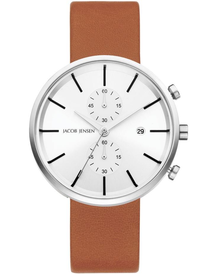 Jacob Jensen 622 Linear Series Chronograph Quartz Watch