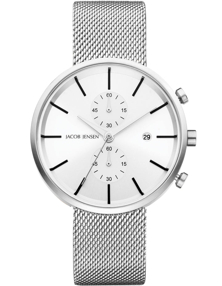 Jacob Jensen 625 Linear Series Chronograph Quartz Watch