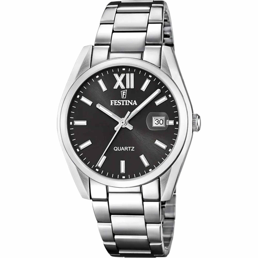 Festina F20683/6 Men's Black Classic Wristwatch - H S Johnson