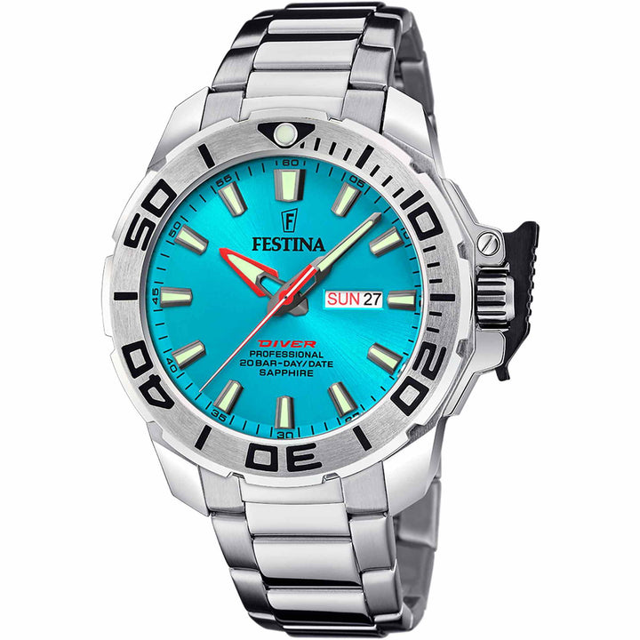 Festina F20665/6 Men's Blue Dial Divers Wristwatch - H S Johnson