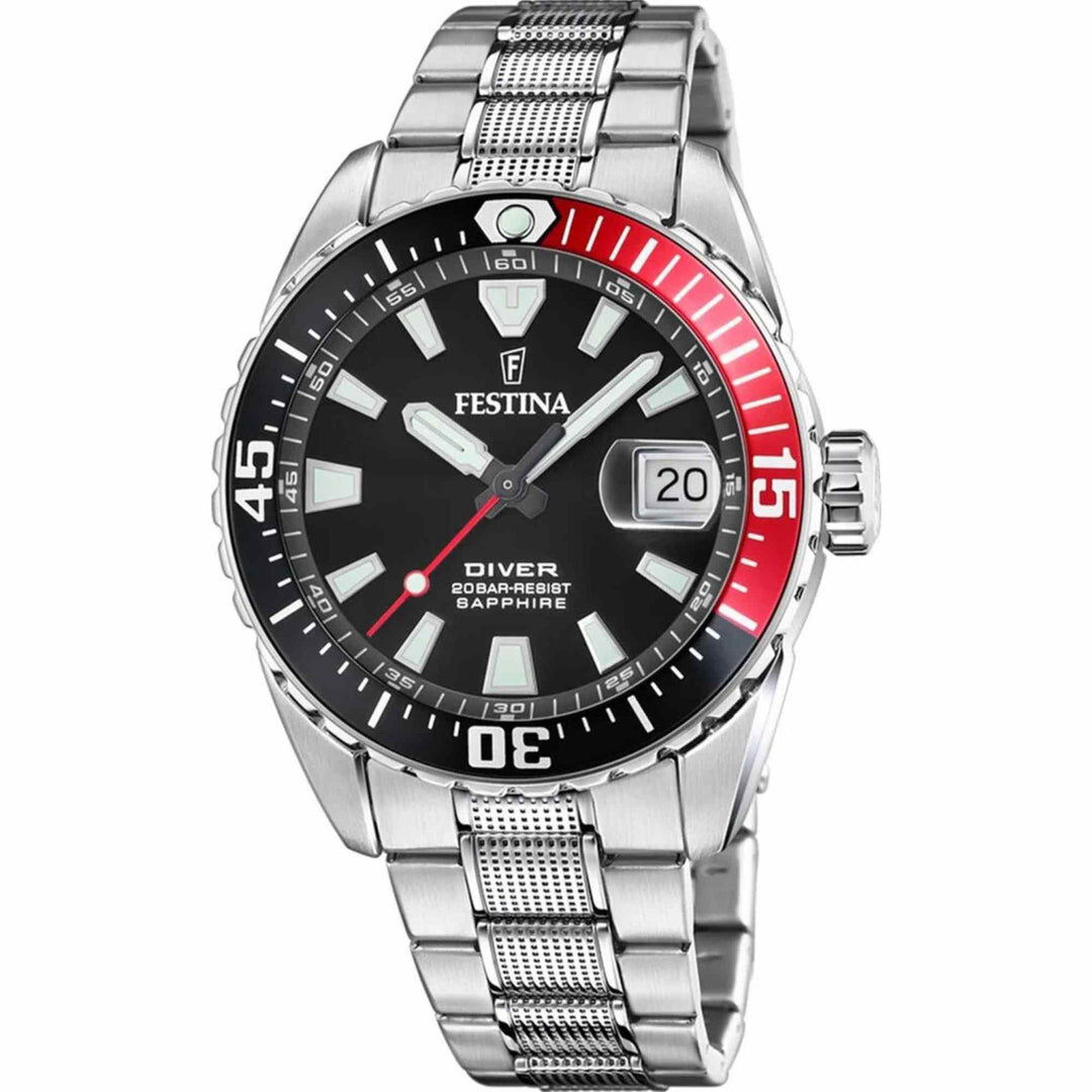 Festina F20669/6 Men's The Originals Diver Wristwatch - H S Johnson