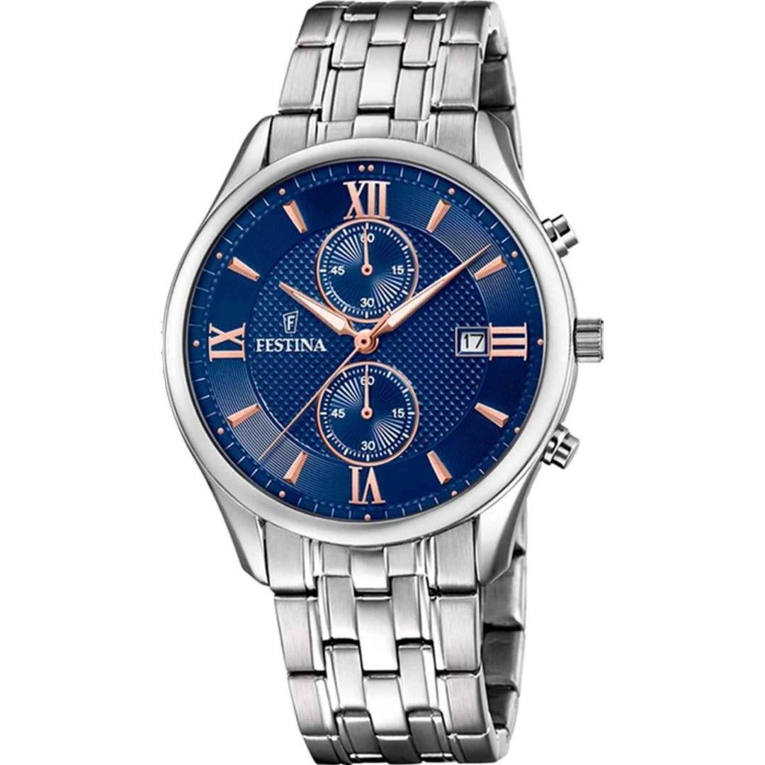 Festina F6854/6 Men's Timeless Chronograph Wristwatch - H S Johnson