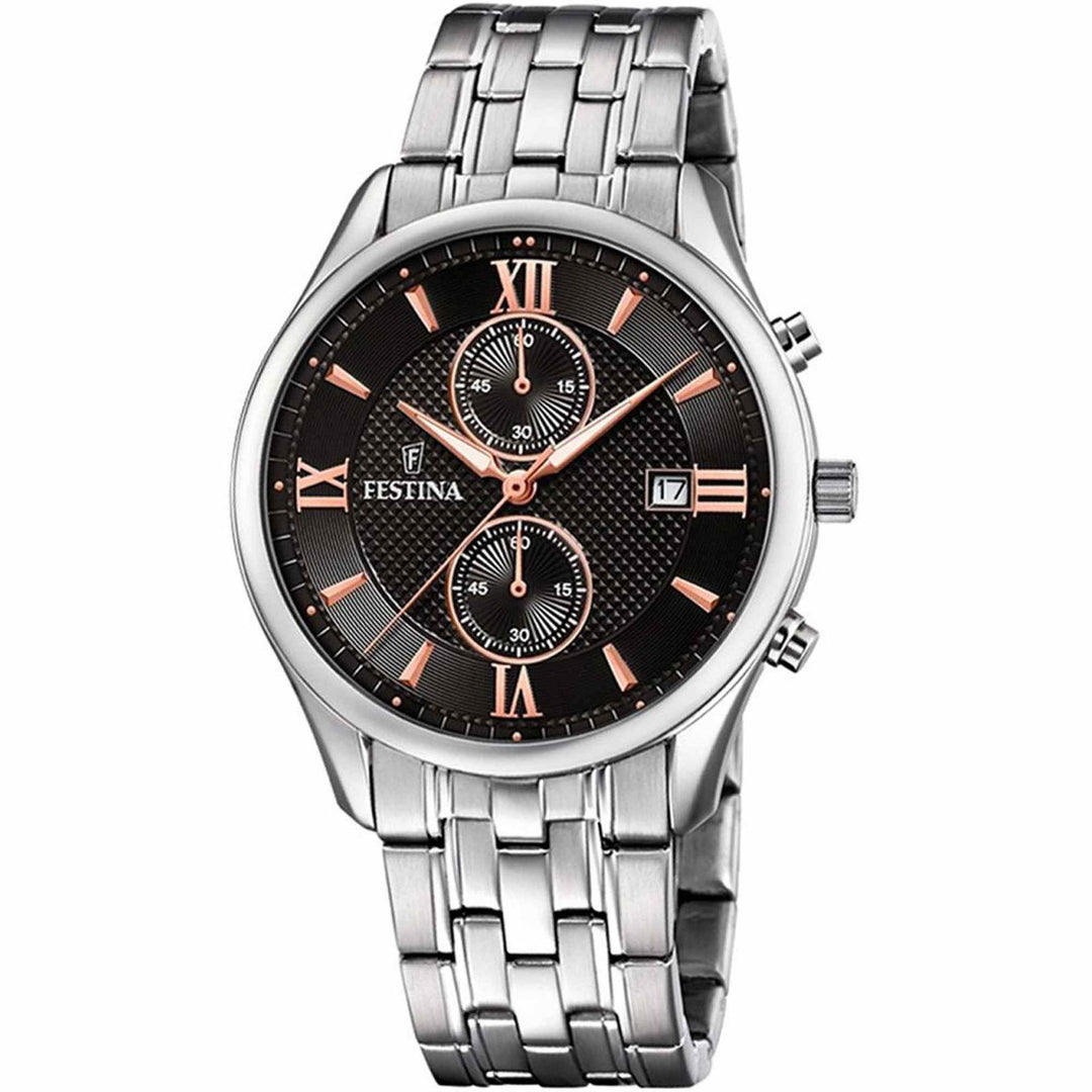 Festina F6854/7 Men's Timeless Chronograph Wristwatch - H S Johnson