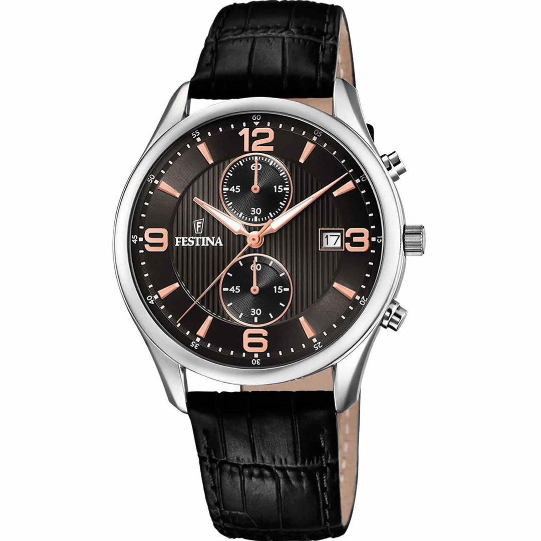 Festina F6855/7 Men's Timeless Chronograph Wristwatch - H S Johnson
