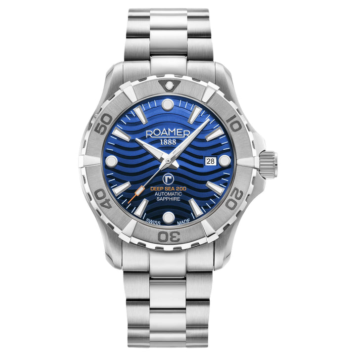 Roamer 860983 41 45 70 Deep Sea 200 Steel Bracelet Watch