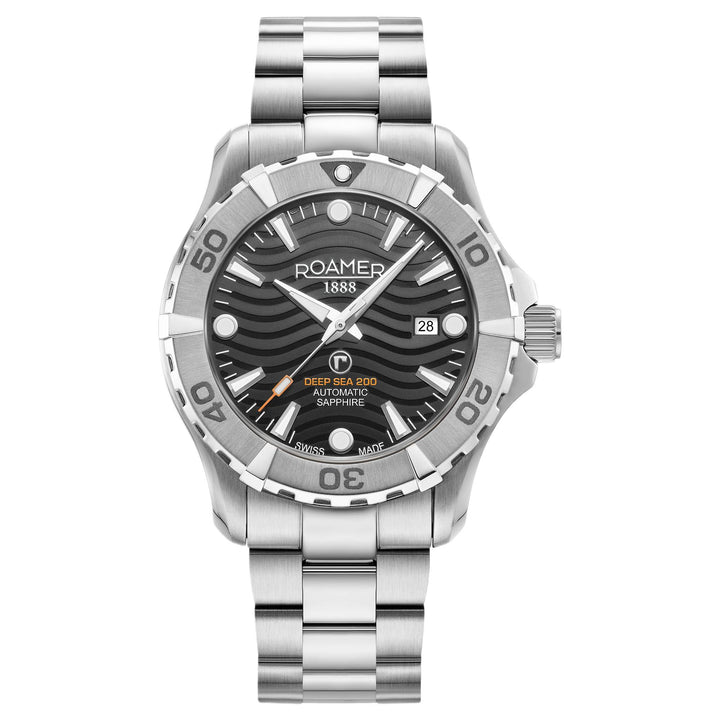 Roamer 860983 41 55 70 Deep Sea 200 Steel Bracelet Watch