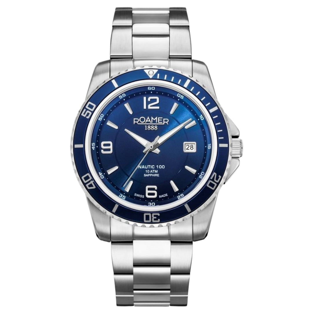 Roamer 862844 41 45 20 Nautic 100 43mm Quartz Watch