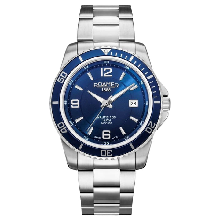 Roamer 862844 41 45 20 Nautic 100 43mm Quartz Watch
