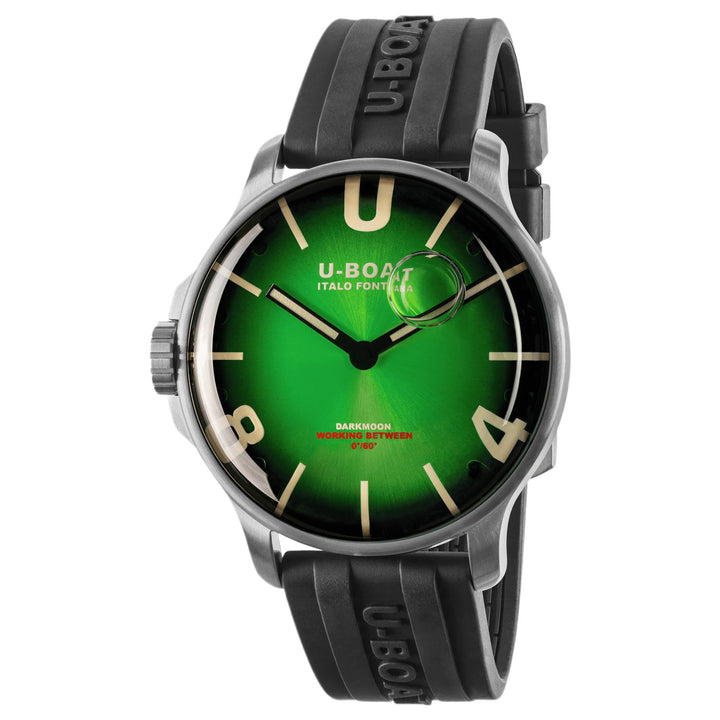 U-Boat 8702/E Darkmoon 46.5mm Green Soleil SS Watch
