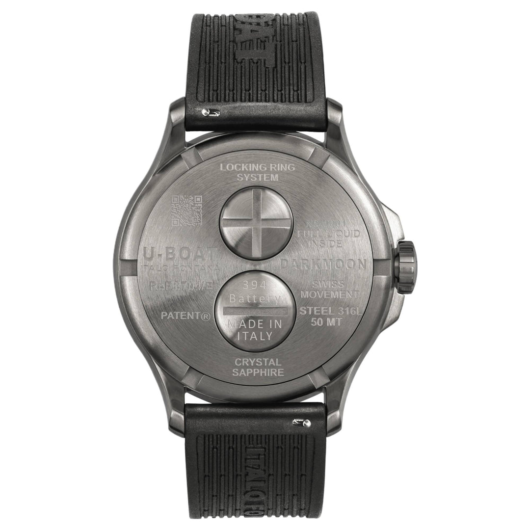 U-Boat 8704/E Darkmoon 46.5mm Blue Soleil SS Watch